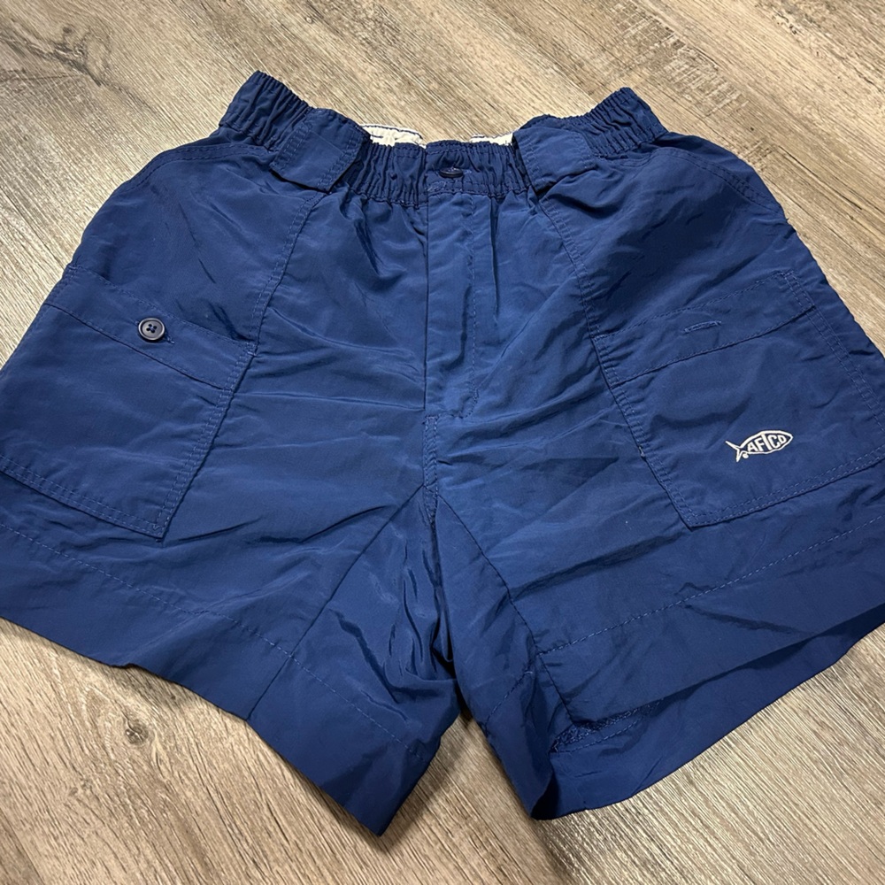 AFTCO Deep Blue Cargo Shorts
